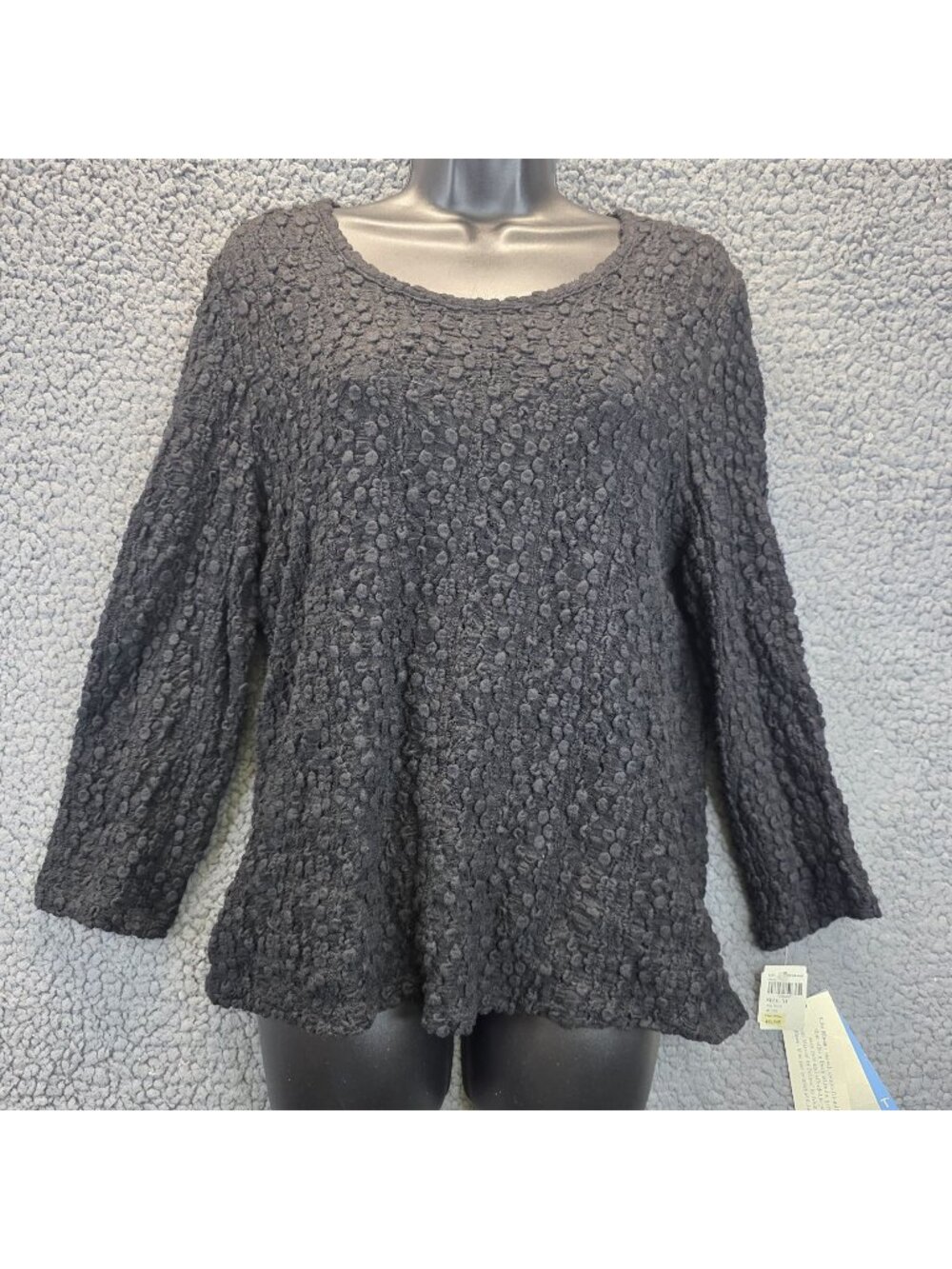 City Blues by Koret Top M Black Minimalist Evening Whimsygoth Fairy Grunge Glam